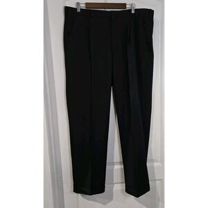 Nike Golf Dri Fit 38x32 Black Men Pants. Pleats,cuffs Golf Athleisure Grip Waist